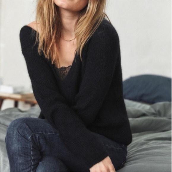 Sezane Sweaters - Sezane Felix Jumper/Sweater - Black